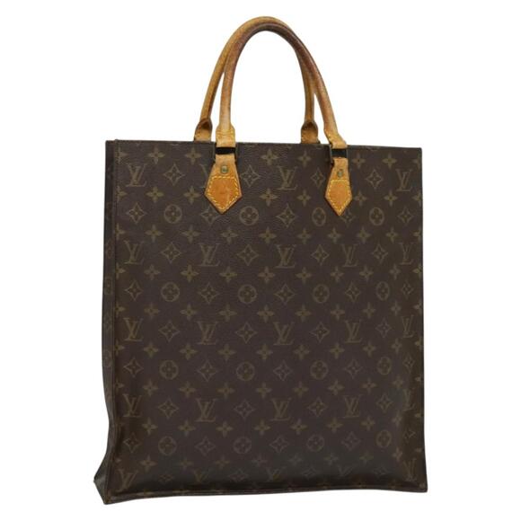 LOUIS VUITTON Monogram Sac Plat Hand Bag M51140 - Picture 1 of 16